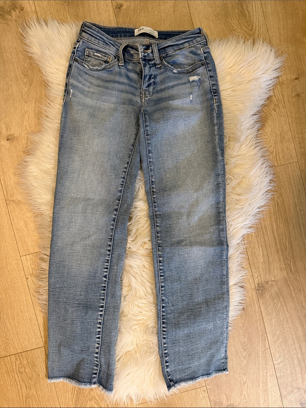 BKE JEANS Light Wash Straight Leg Jeans - Women